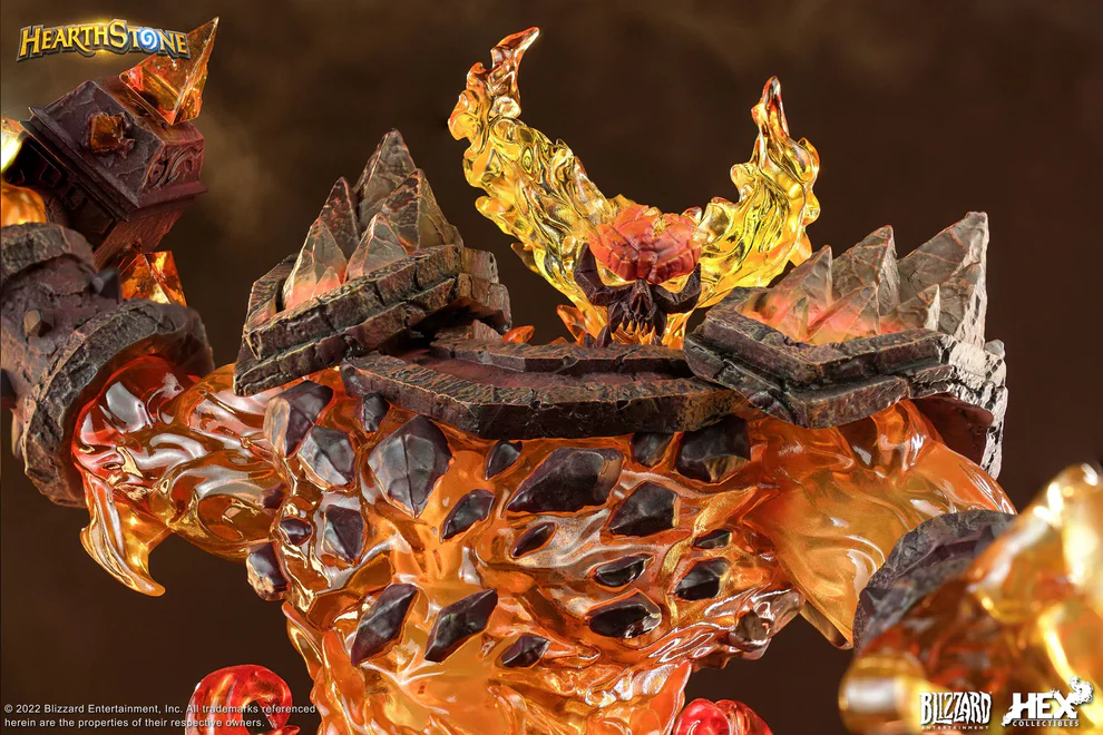 Hearthstone / World of Warcraft – Ragnaros the Firelord LED Statue 1/10 Scale Official Licensed Version – HEX Collectibles - Image 4