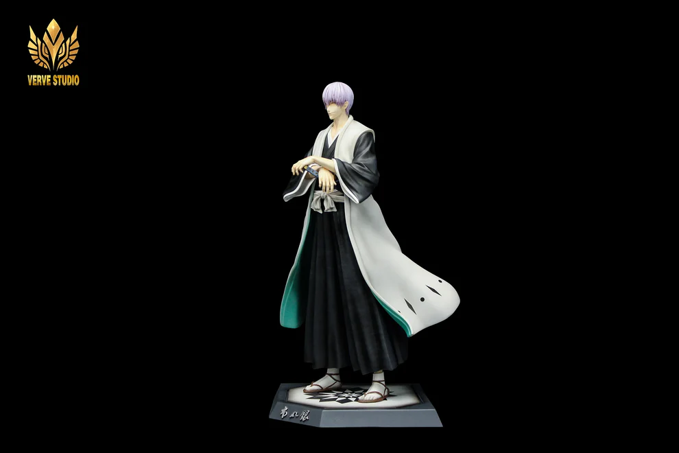BLEACH – Gin Ichimaru 1/6 Scale GK Statue Shinigami Captains Resonance Series Verve Studio Limited Edition Resin Figure with Interchangeable Head Sculpt - Image 4