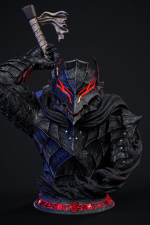 Berserk – Guts Berserker Armor 1/1 Scale Bust Version B (Helmet Edition) – Vlad Studio Life-Size Premium Statue