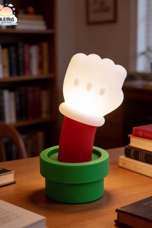 Glow Story Studio – Mario Night Light Super Mario Silicone LED Collectible Lamp