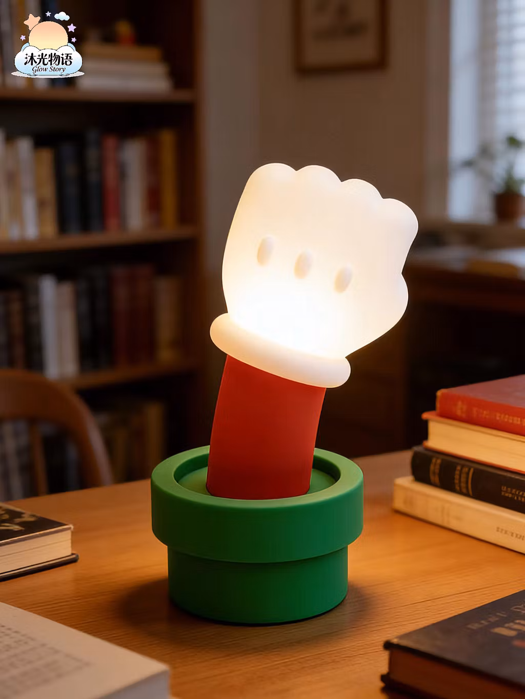 Glow Story Studio – Mario Night Light Super Mario Silicone LED Collectible Lamp