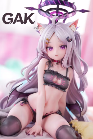 GAK Studio – Sorasaki Hina Cat Pajamas × Yurizono Seia “A Good Book” Blue Archive | 1/6 Scale Resin Statue