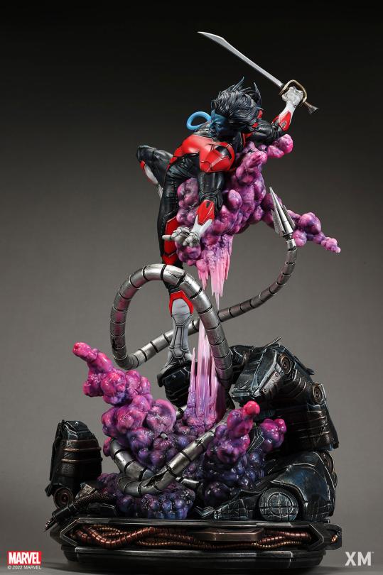 Marvel X-Men Nightcrawler 1/4 Scale Statue – XM Studios Limited Edition Premium Collectible Diorama - Image 9