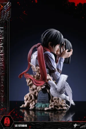 Alternative view of Attack on Titan – Mikasa Ackerman & Eren Yeager Final Farewell Scene 1/8 Scale GK Statue – LC Studio Limited Edition Resin Diorama