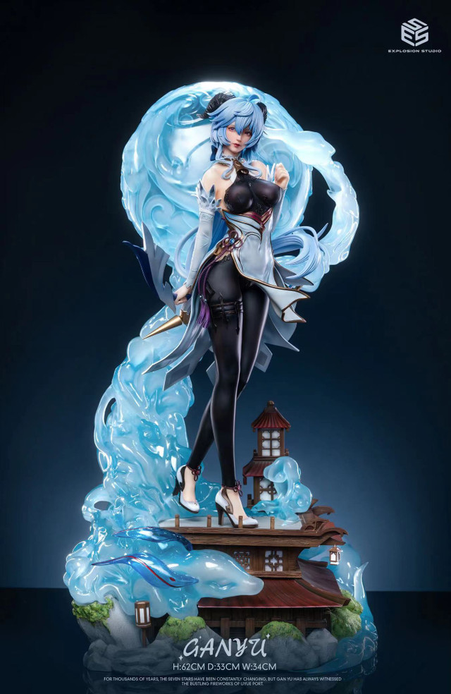 Genshin Impact – Ganyu 1/4 Scale Statue EX B Ultimate Edition (A+C Dual Version Set) – ESS Studio Premium Collectible - Image 6
