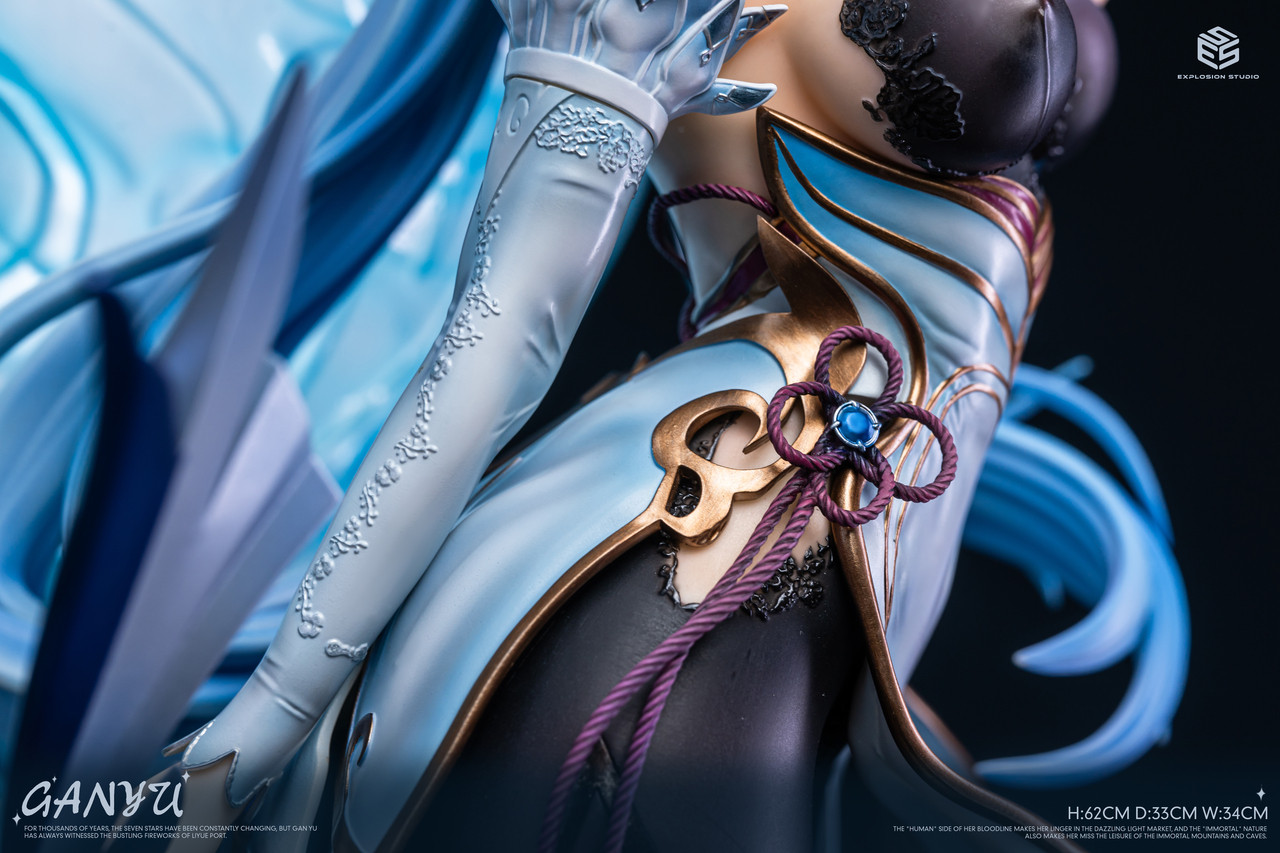 Genshin Impact – Ganyu 1/4 Scale Statue EX B Ultimate Edition (A+C Dual Version Set) – ESS Studio Premium Collectible - Image 10