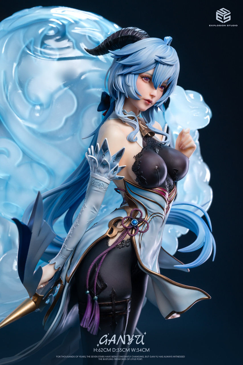 Genshin Impact – Ganyu 1/4 Scale Statue EX B Ultimate Edition (A+C Dual Version Set) – ESS Studio Premium Collectible - Image 9