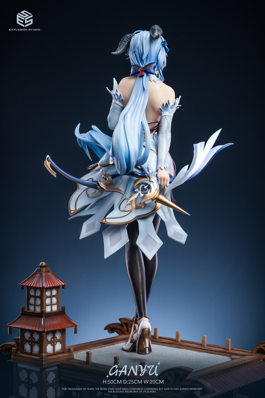 Genshin Impact – Ganyu 1/4 Scale Statue EX B Ultimate Edition (A+C Dual Version Set) – ESS Studio Premium Collectible - Image 18
