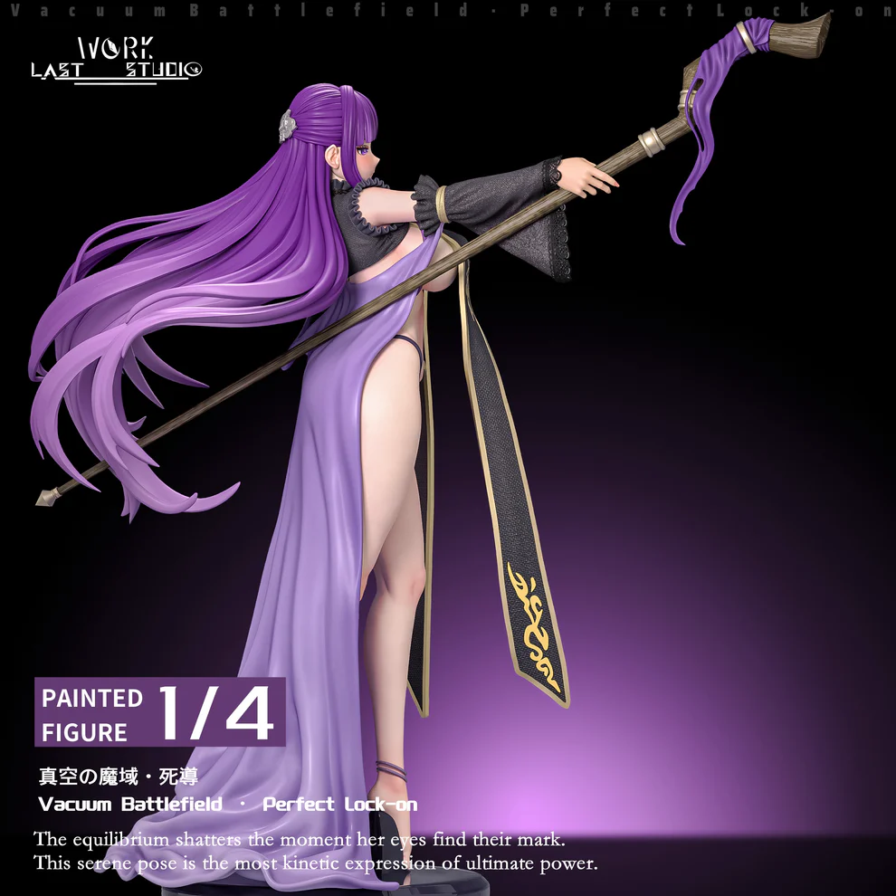Frieren: Beyond Journey’s End – Fern “Void Magic Domain: Death Directive” 1/4 Scale Statue – Last Work Studio - Image 5