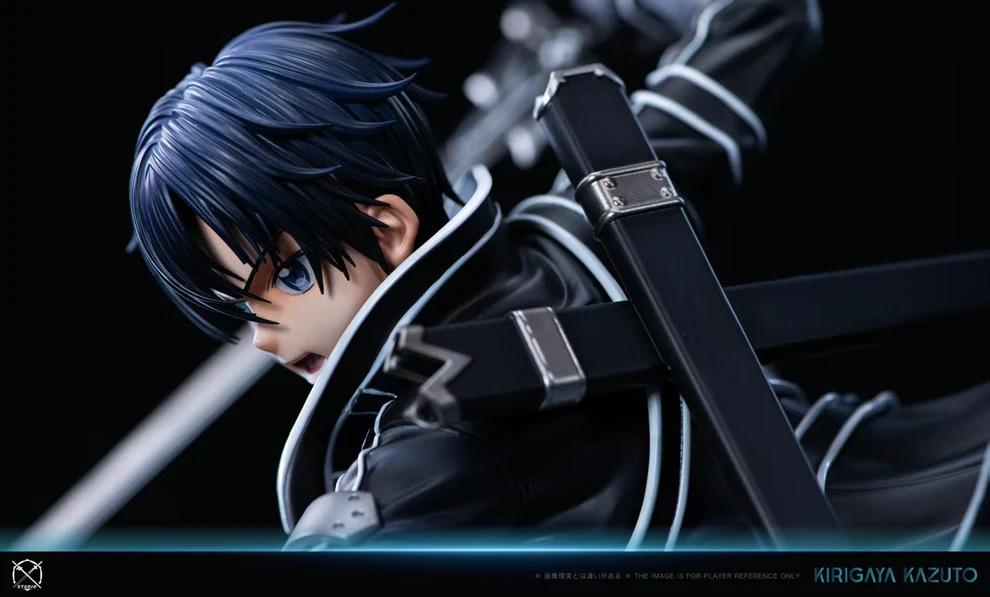 Sword Art Online – Kirito “Black Swordsman” Dual Blade Battle 1/6 Scale GK Statue – X-Studio Limited Edition - Image 4