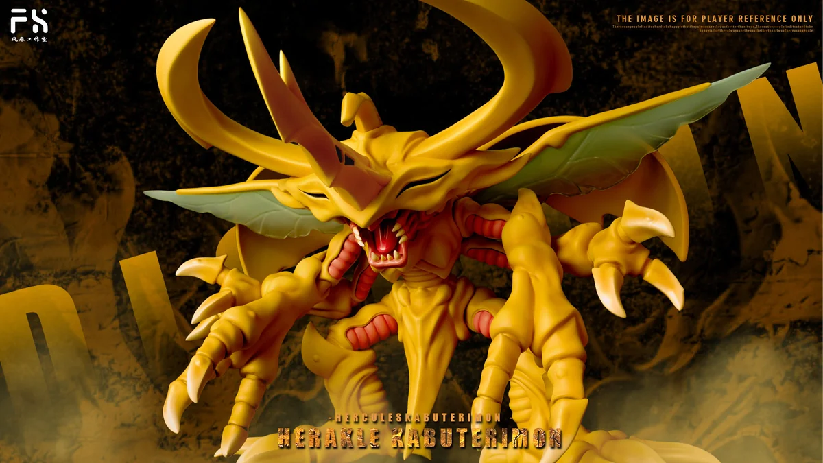 FH Studio – HerculesKabuterimon Digimon Resin Statue (Small Scale) - Image 3