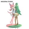 Zhu Yi Wan Jia Studio – Furry Sylveon x Leafeon Pokémon Themed Resin Collectible