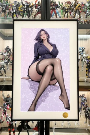 A Wonderful New World – Kim Mi-Jung Black Stockings Uniform Limited Edition Decorative Art — Xingkong Studio