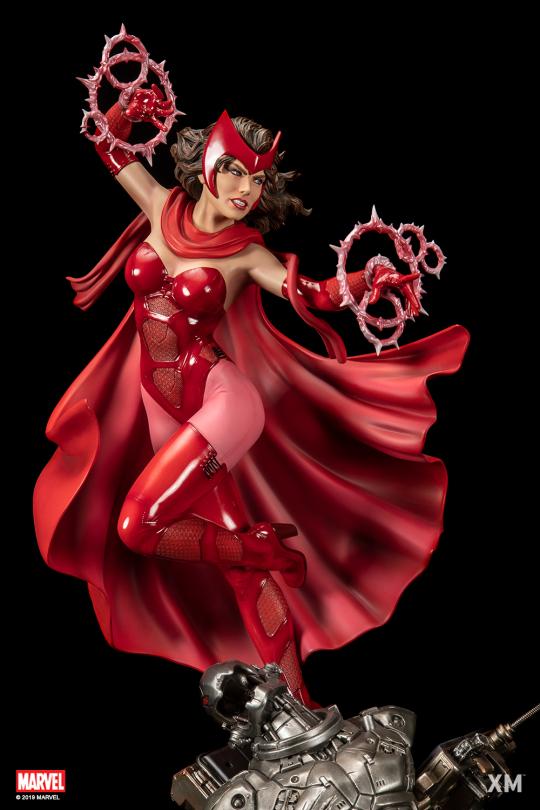 Marvel Scarlet Witch 1/4 Scale Statue – XM Studios Limited Edition Premium Collectible Diorama - Image 10