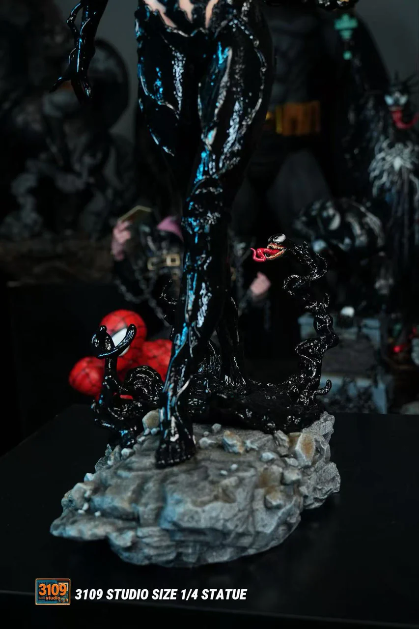Marvel – Gwen Stacy Female Venom Symbiote 1/4 Scale GK Statue – 3109 Studio Limited Resin Collectible Figure - Image 9