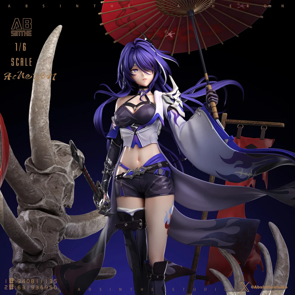 Honkai: Star Rail – Acheron 1/6 Scale Statue – AB Sinthe Studio - Image 3