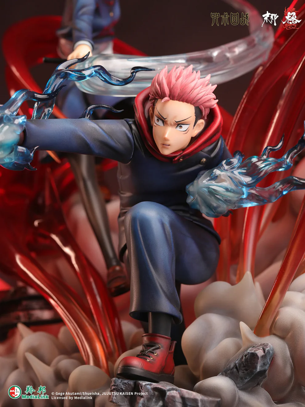 Jujutsu Kaisen-Yuji Itadori & Nobara Kugisaki Black Flash Battle Scene – 1/6 Scale Statue – Manas Studio - Image 8