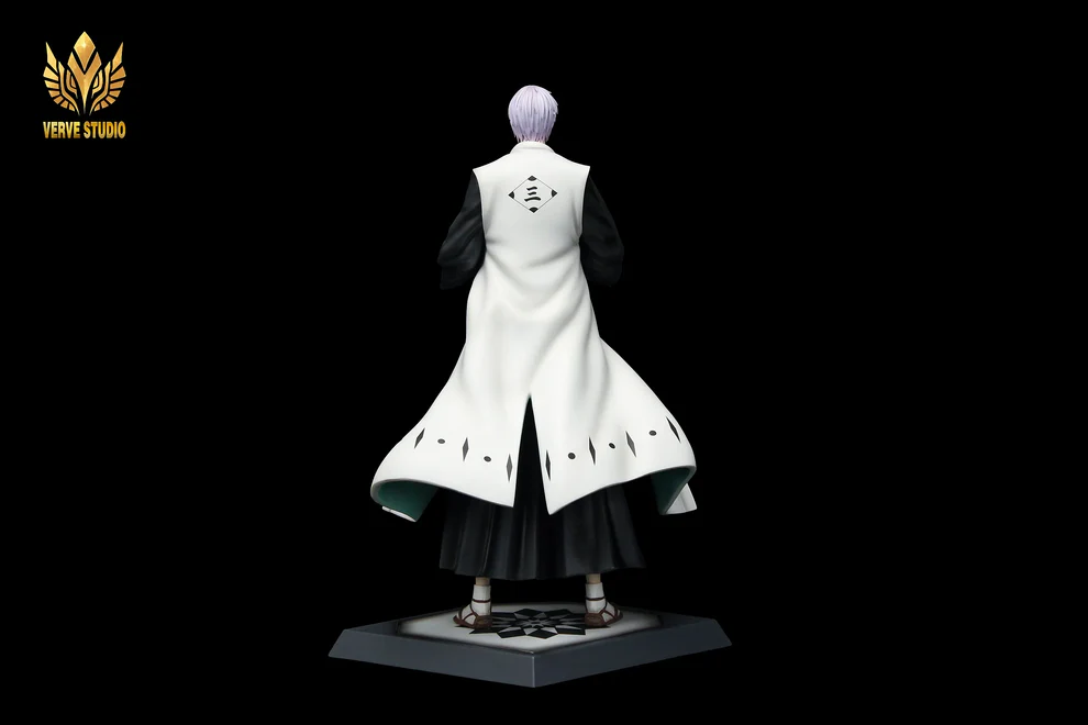 BLEACH – Gin Ichimaru 1/6 Scale GK Statue Shinigami Captains Resonance Series Verve Studio Limited Edition Resin Figure with Interchangeable Head Sculpt - Image 5