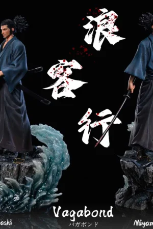Alternative view of Musashi Miyamoto 1/6 & 1/4 Resin Statue (Vagabond) - Mask Studios