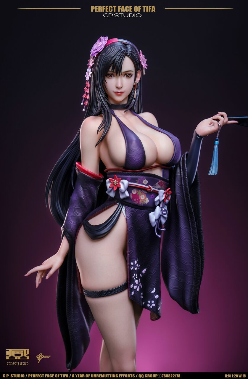 Final Fantasy VII – Tifa Lockhart 1/4 Scale Statue (Version C Deluxe Set) – CP Studio - Image 2
