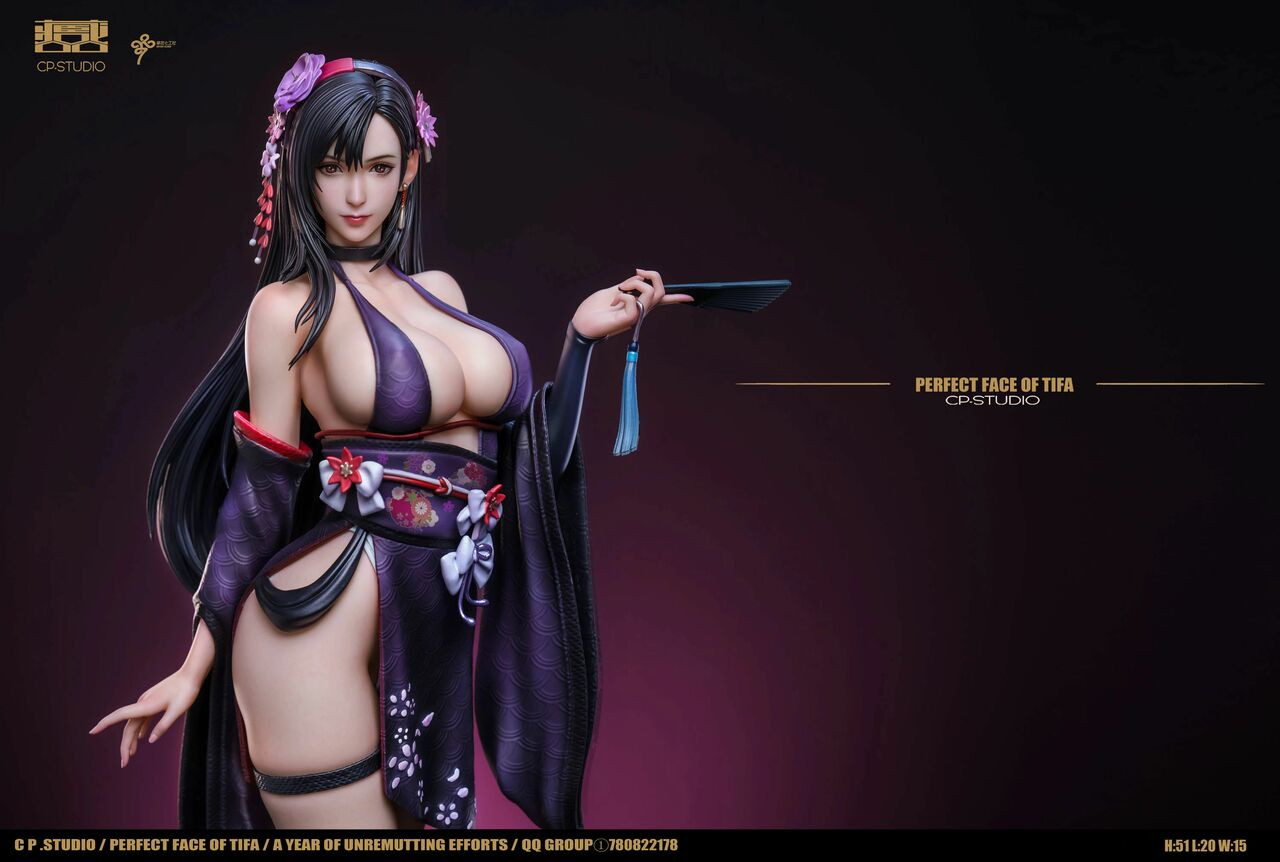 Final Fantasy VII – Tifa Lockhart 1/4 Scale Statue (Version C Deluxe Set) – CP Studio - Image 3