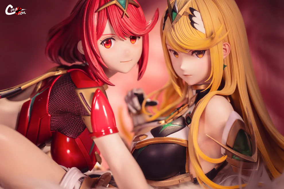 Xenoblade Chronicles 2 – Pyra & Mythra 1/4 Scale Statue – Creation Studio - Image 3