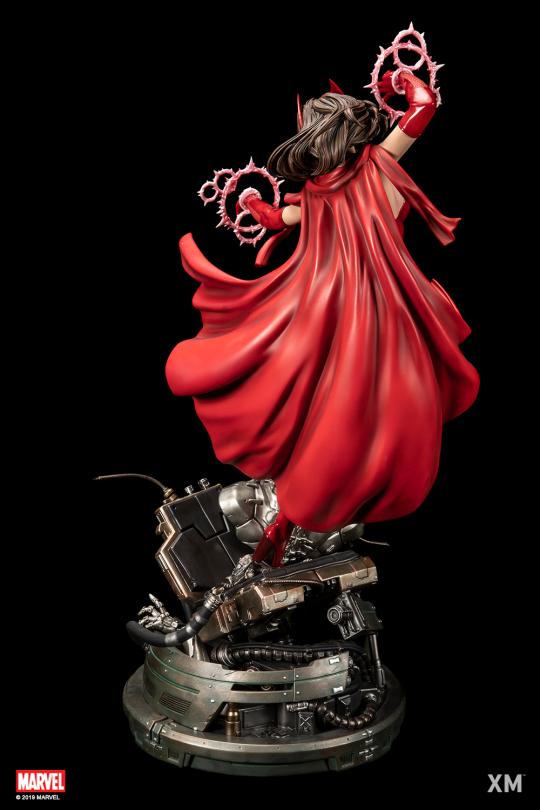 Marvel Scarlet Witch 1/4 Scale Statue – XM Studios Limited Edition Premium Collectible Diorama - Image 9