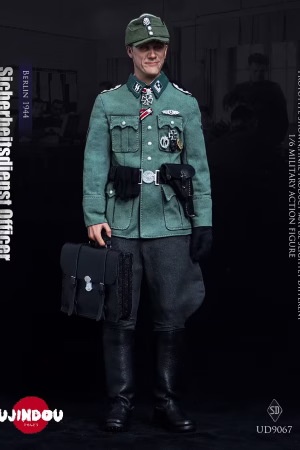 UJINDOU – 1/6 Sicherheitsdienst Officer, Berlin 1944 (UD9067) Licensed Historical Action Figure
