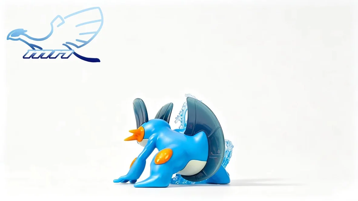 MN Studio – Swampert Evolution Set Pokémon 1/20 Scale Resin Diorama Collection - Image 2