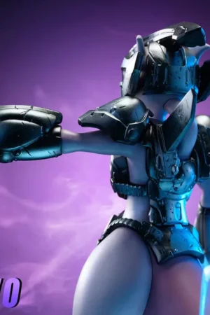 Alternative view of Pokémon – Armored Mewtwo GK Statue – Fairy Studio
