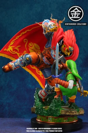 The Legend of Zelda: Ocarina of Time – Link vs Ganondorf 1/4 Scale Diorama – Kintsukuroi Creations Studio
