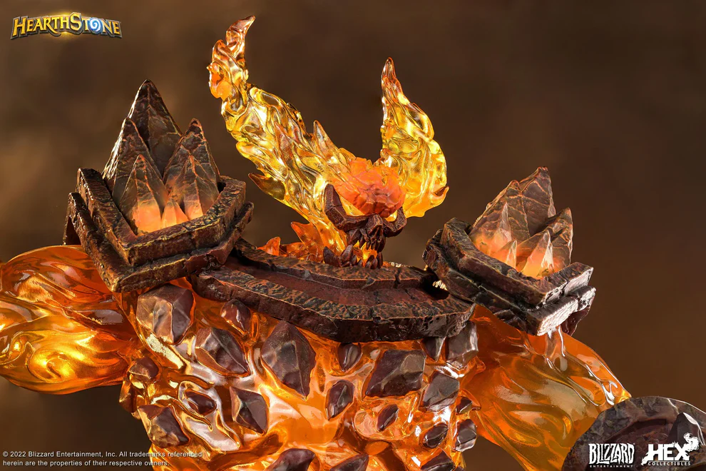 Hearthstone / World of Warcraft – Ragnaros the Firelord LED Statue 1/10 Scale Official Licensed Version – HEX Collectibles - Image 5