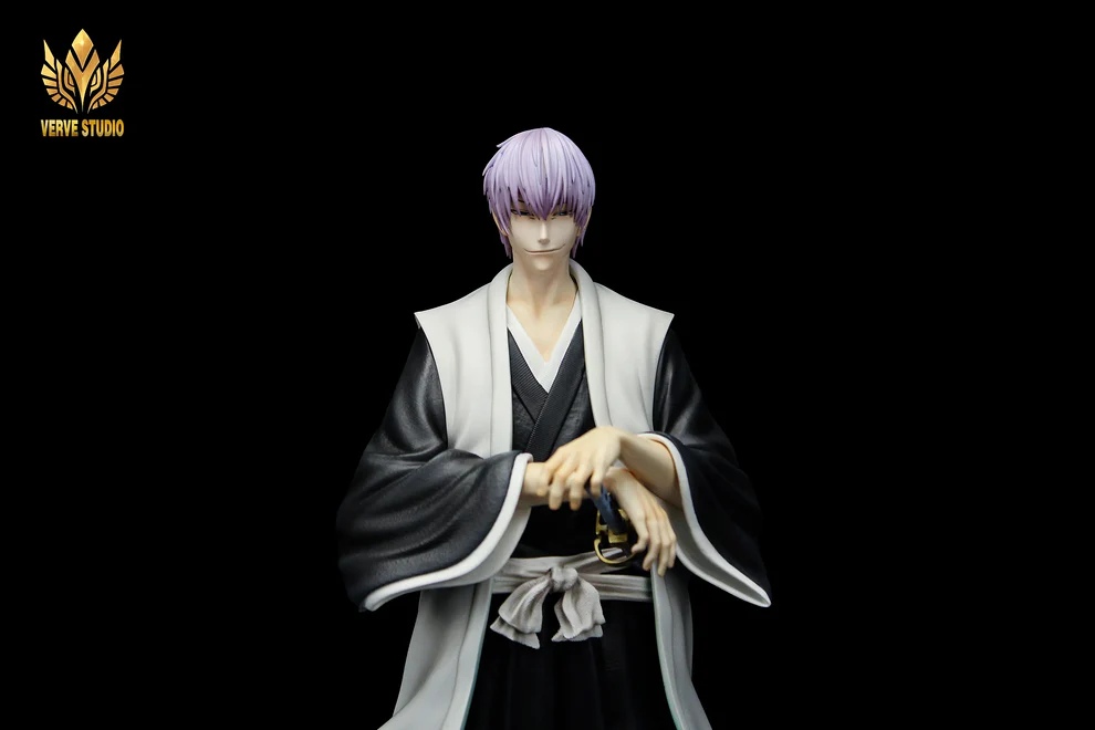 BLEACH – Gin Ichimaru 1/6 Scale GK Statue Shinigami Captains Resonance Series Verve Studio Limited Edition Resin Figure with Interchangeable Head Sculpt - Image 6