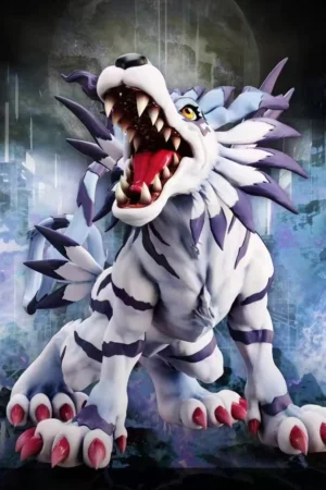 MINE Studio – Mature Series #01 Garurumon Digimon Resin Statue Collection