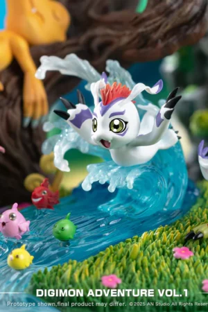 Alternative view of Digimon Adventure Vol.1 – File Island Forest Diorama Statue – AN Studio