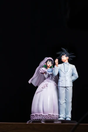 Chi-Chi × Son Goku Dragon Ball | Wedding-Themed Collectible Statue - DB Studio