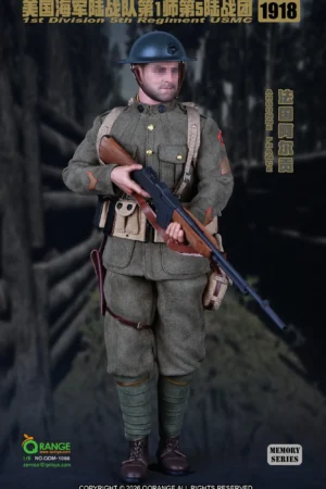 QORANGE QOTOYS – USMC 1st Division 5th Regiment in Argonne, France 1918 1/6 Scale Military Costume & Weapon Accessory Set