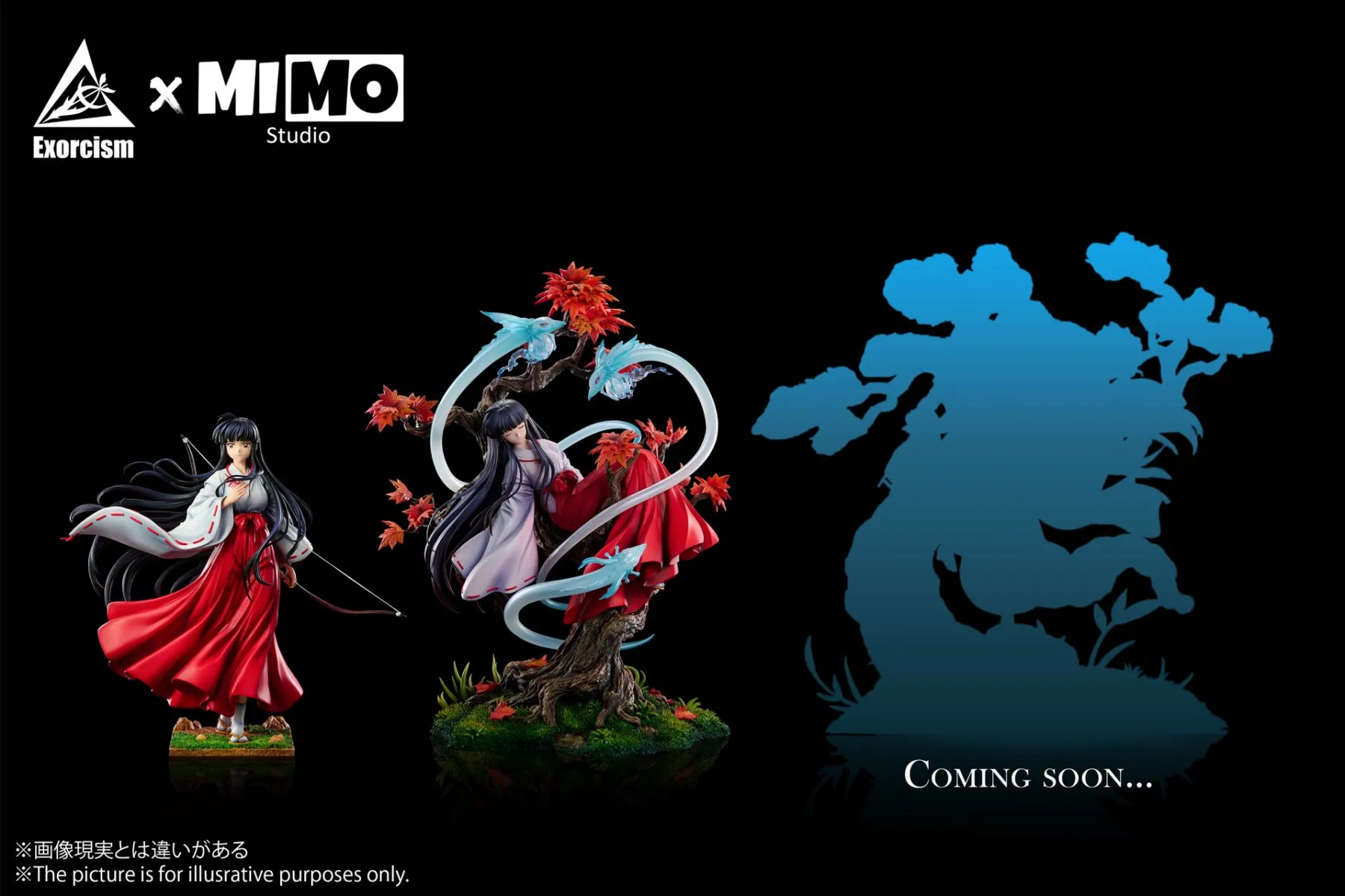 Exorcism & MIMO Studio – S+ Kikyo (Slumbering) Inuyasha Series | 1/6 Scale Premium Resin Statue - Image 3