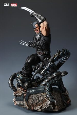 Alternative view of Marvel -Wolverine (X-Force Black Suit Version) 1/4 Scale Statue – XM Studio