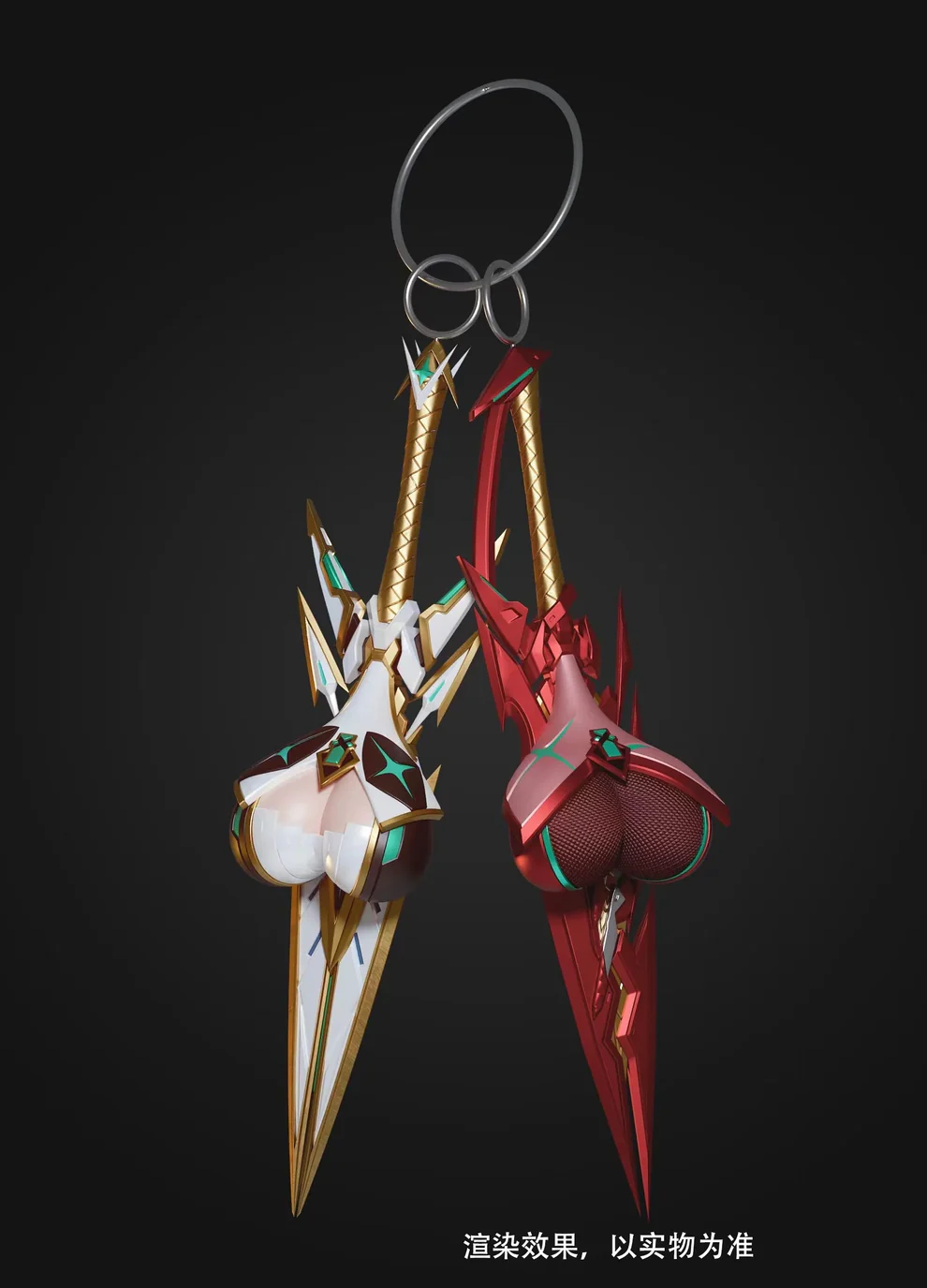 Xenoblade Chronicles 2 – Pyra & Mythra 1/4 Scale Statue – Creation Studio - Image 13