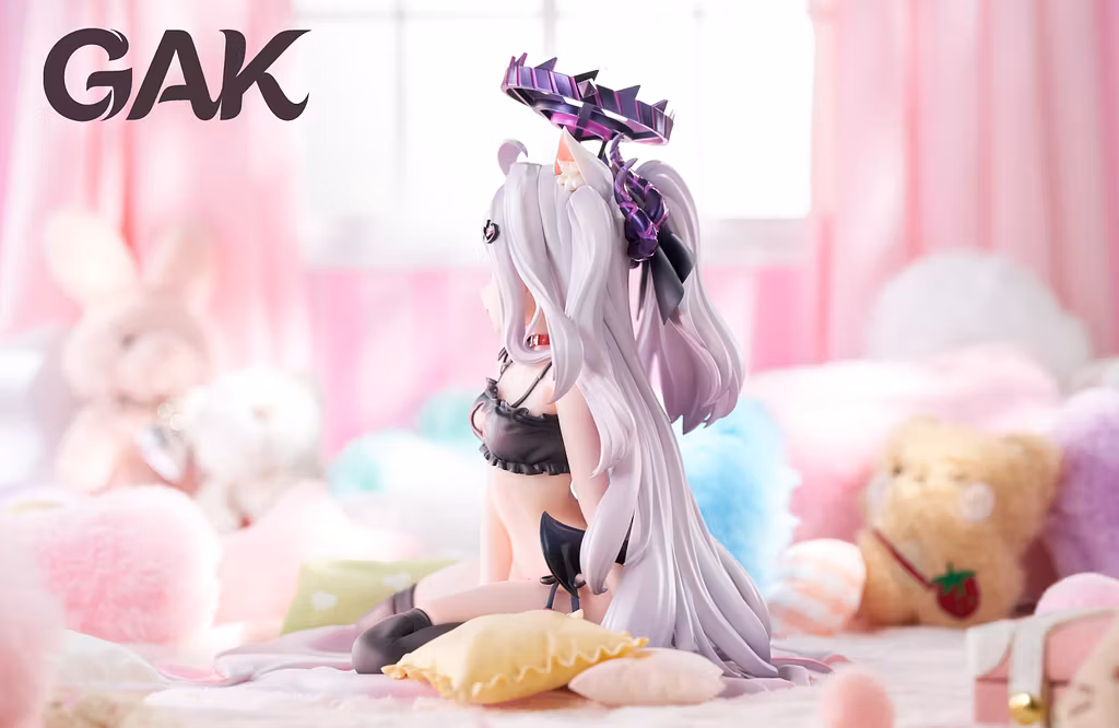 GAK Studio – Sorasaki Hina Cat Pajamas × Yurizono Seia “A Good Book” Blue Archive | 1/6 Scale Resin Statue - Image 11