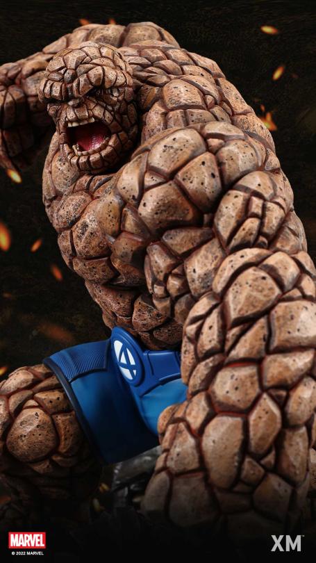 Marvel Fantastic Four The Thing 1/4 Scale Statue – XM Studios Limited Edition Premium Collectible Diorama - Image 6