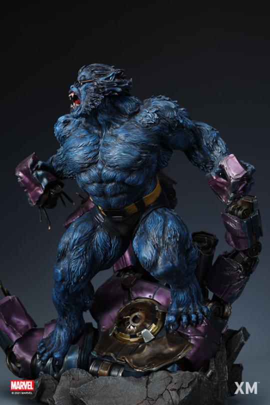 Marvel Beast 1/4 Scale Statue – XM Studios X-Men Limited Edition Premium Collectible Diorama - Image 11