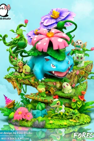 Pokémon – Grass-Type Pokémon Forest Statue – EGG Studio