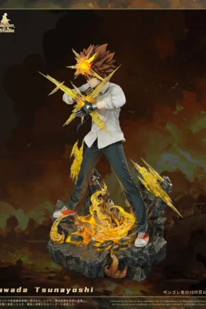 Katekyo Hitman Reborn! – Tsunayoshi Sawada “Hyper Dying Will Mode” 1/6 Scale Statue – Freedom Studio LED Edition