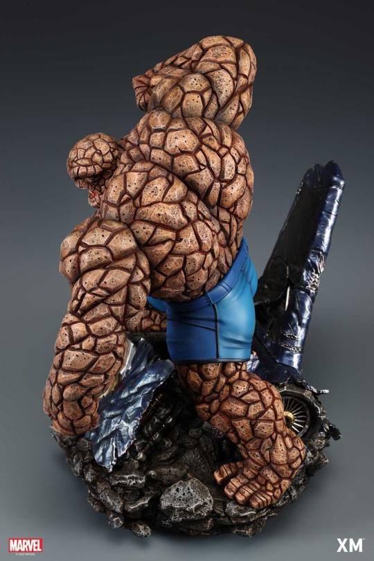 Marvel Fantastic Four The Thing 1/4 Scale Statue – XM Studios Limited Edition Premium Collectible Diorama - Image 12