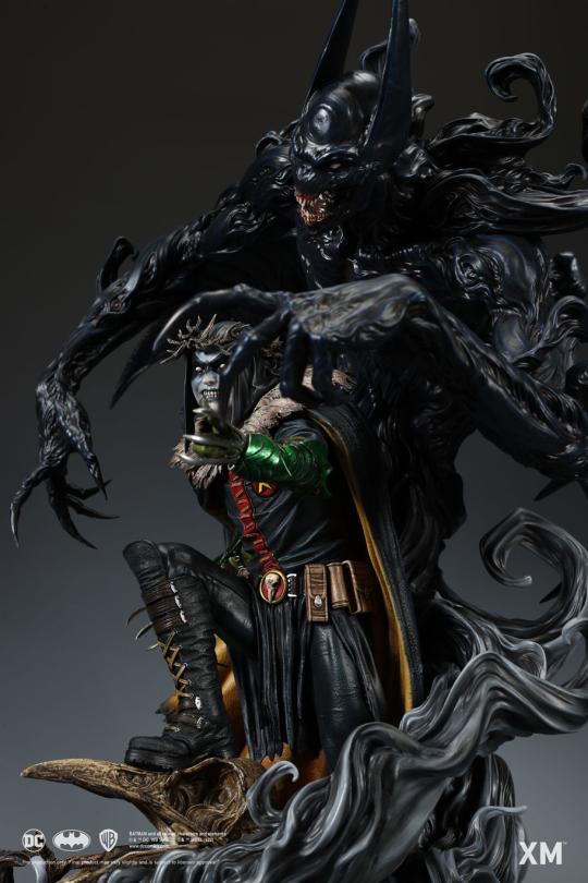DC Dark Nights: Death Metal Robin King 1/4 Scale Statue – XM Studios Limited Edition Dark Multiverse Collectible - Image 9