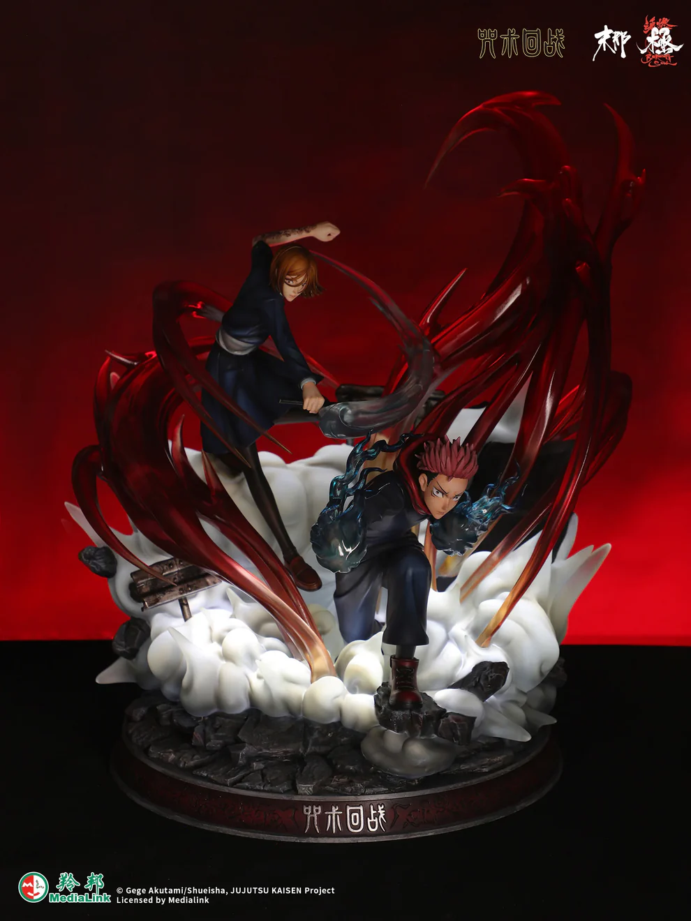Jujutsu Kaisen-Yuji Itadori & Nobara Kugisaki Black Flash Battle Scene – 1/6 Scale Statue – Manas Studio - Image 7