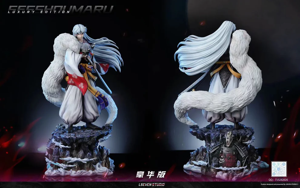 Inuyasha – Sesshomaru Deluxe Demon Lord GK Statue 1/6 & 1/4 Scale Exclusive Edition – L Seven Studios Limited Resin Collectible Figure - Image 5