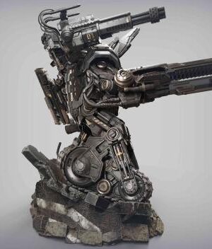 Alternative view of Marvel – War Machine “War Tank” 1/4 Scale Statue – XM Studio